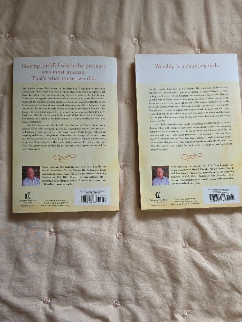 Max Lucado Life Lessons Bible Study Books.
